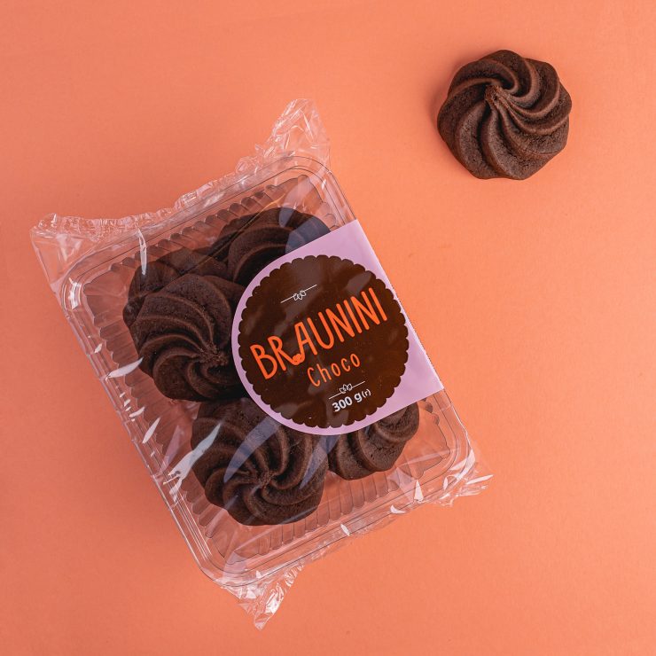 «BRAUNINI Choco» Печенье Браунини со вкусом шоколада ТМ Богуславна 300 г
