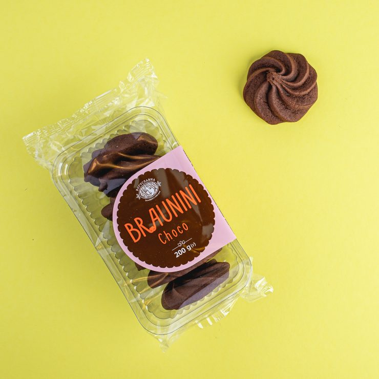 “BRAUNINI Choco” Печенье Браунини со вкусом шоколада ТМ Богуславна 200 г