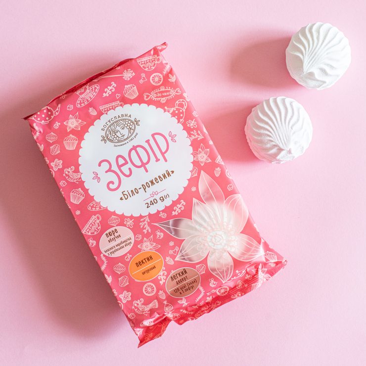 White-pink zephyr TM Boguslavna