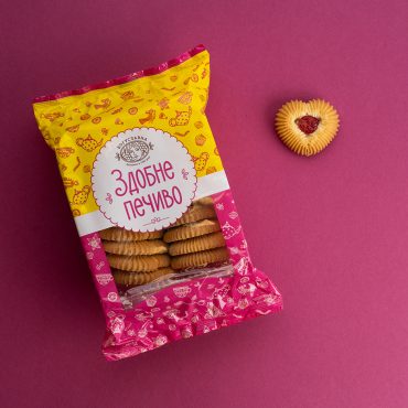 “Raspberry Heart” cookies with filler TM Boguslavna