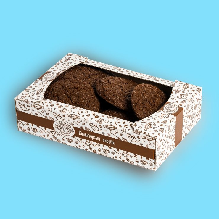 Americano cookies with chocolate flavor TM Boguslavna