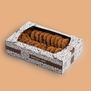 Печиво вівсяне зі шматочками глазурі ТМ Богуславна
