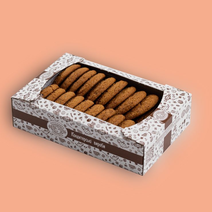 Сlassic oatmeal cookies with peanuts TM Boguslavna