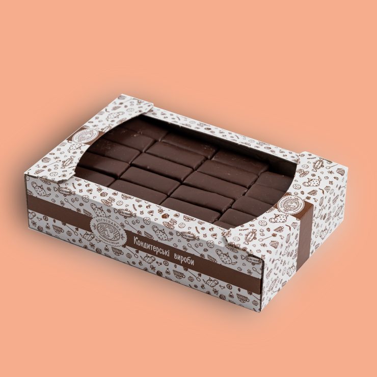 Candies “Bird’s milk in confectionery glaze” TM Boguslavna